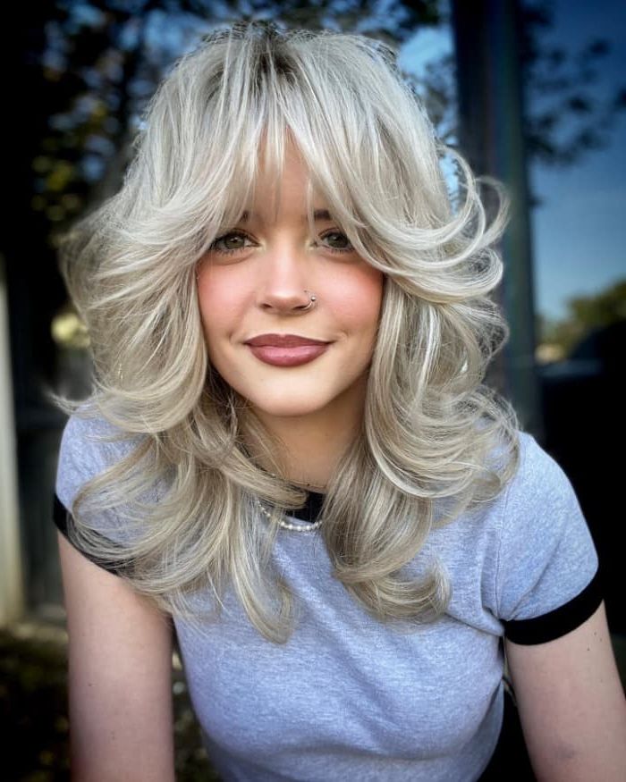 30 Haircuts For Women With Bangs To Try In 2023 Within Recent Charming Piece Y Bangs (Photo 16 of 18)