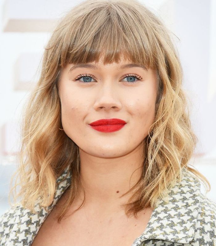 30 Mid Length Haircuts With Fringe Bangs That Balance Edge And Elegance In Most Current Medium Straight Sleek Hair With A Fringe (View 13 of 18)