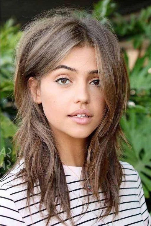 Featured Photo of 18 Best Collection of Light Brown Medium Hair with Bangs