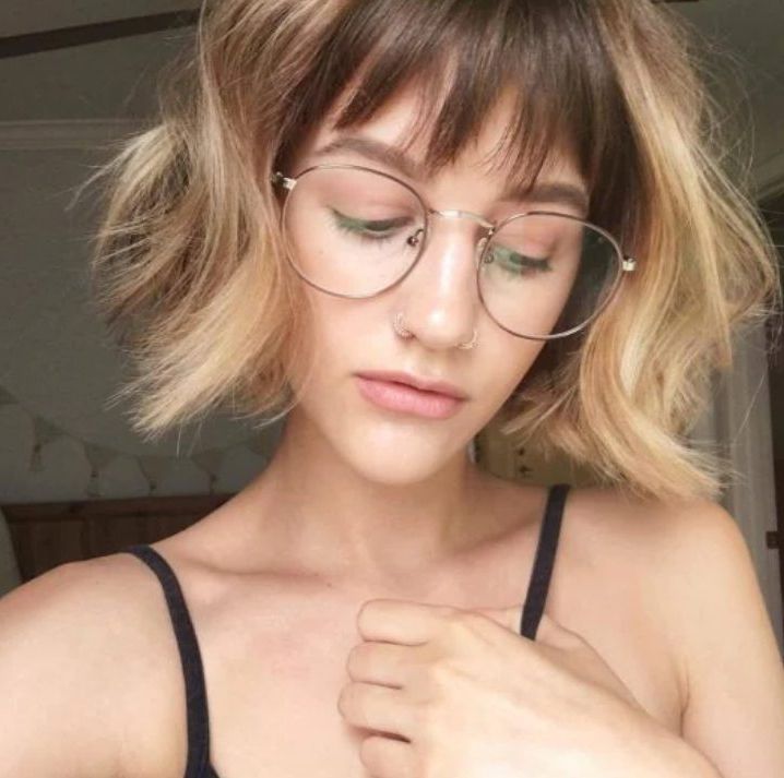 31 Beautiful And Cute Wispy Bangs Ideas – Styleoholic Throughout Most Recent Choppy Blonde Hair With See Through Bangs (Photo 15 of 18)