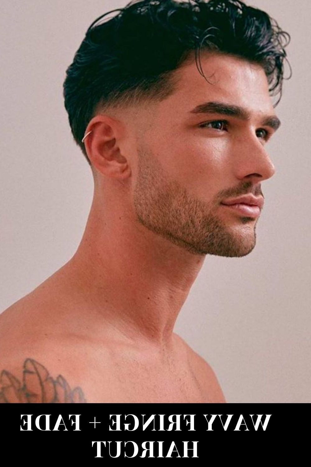 33 Wavy Fringe + Fade Haircut | Mens Hairstyles Thick Hair, Faded Hair, Men  Blonde Hair In Most Up To Date Dense Fringe Plus Messy Waves (Photo 11 of 18)