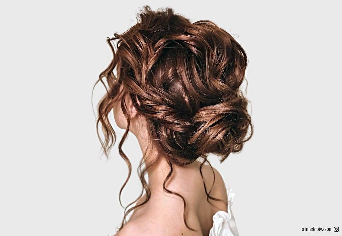 35 Cute & Easy Prom Hairstyles For Long Hair For 2023 Inside Side Updo For Long Thick Hair (View 8 of 25)