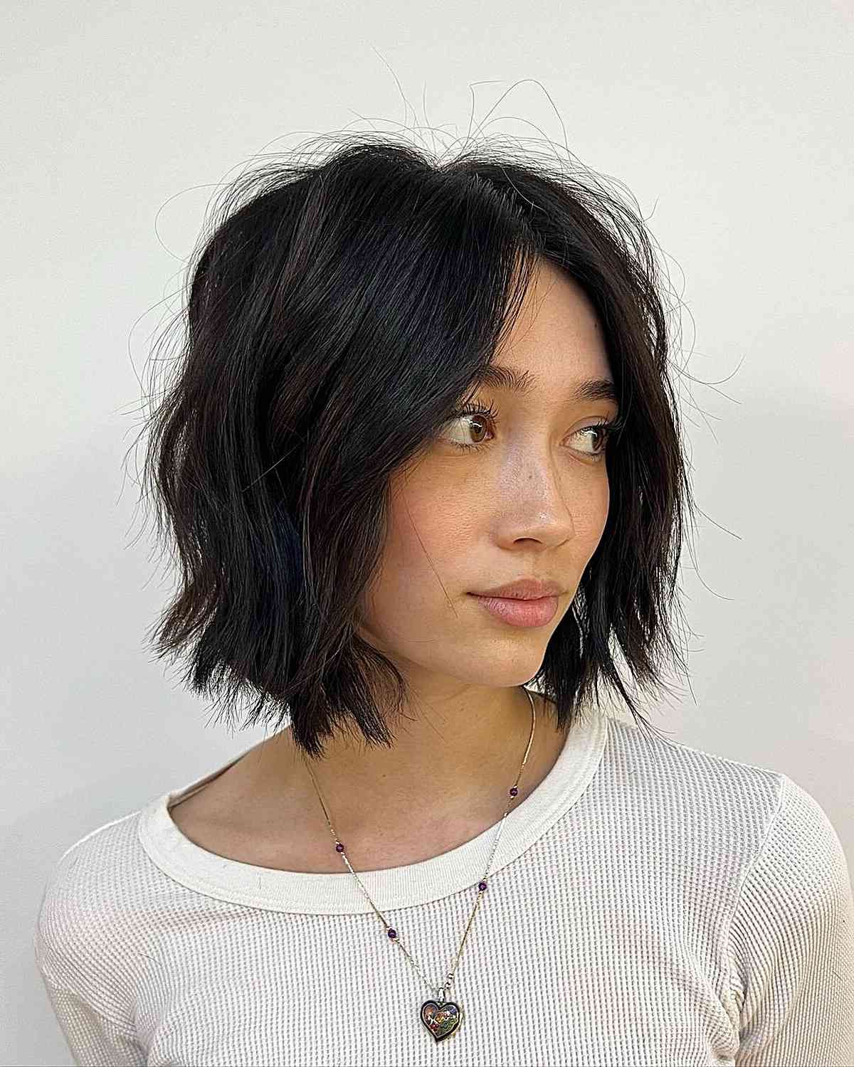 35+ Fantastic Short, Choppy Bob Haircuts For A Modern Look In Long Bob With Choppy Ends (View 9 of 25)