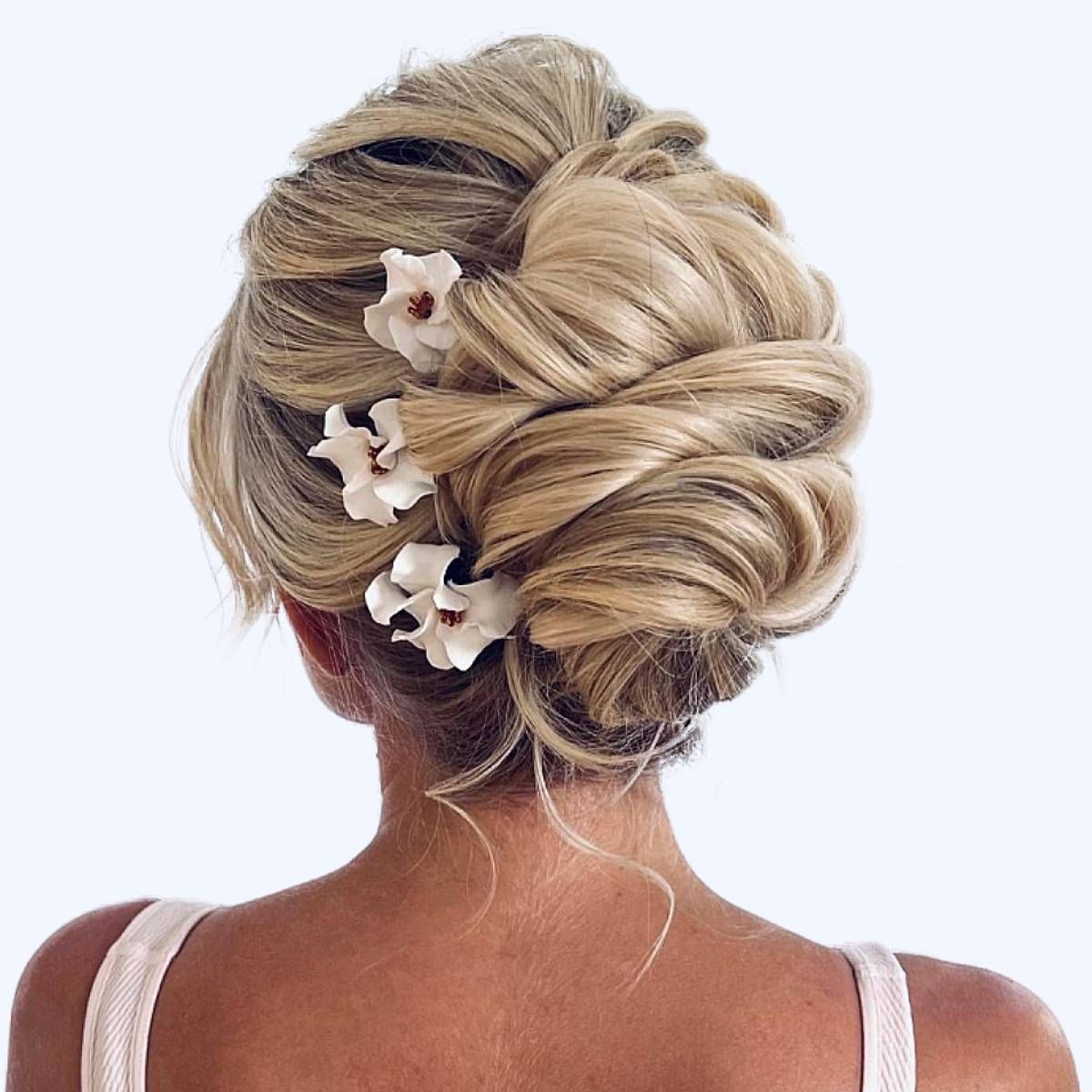 35 Gorgeous Wedding Updos For Every Type Of Bride For High Updo For Long Hair With Hair Pins (View 14 of 25)
