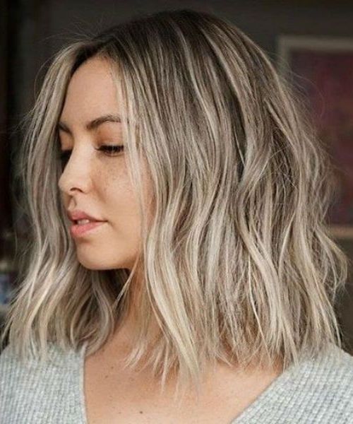 35 Stunning Ash Blonde Hair Color Looks With Choppy Ash Blonde Lob (View 21 of 25)