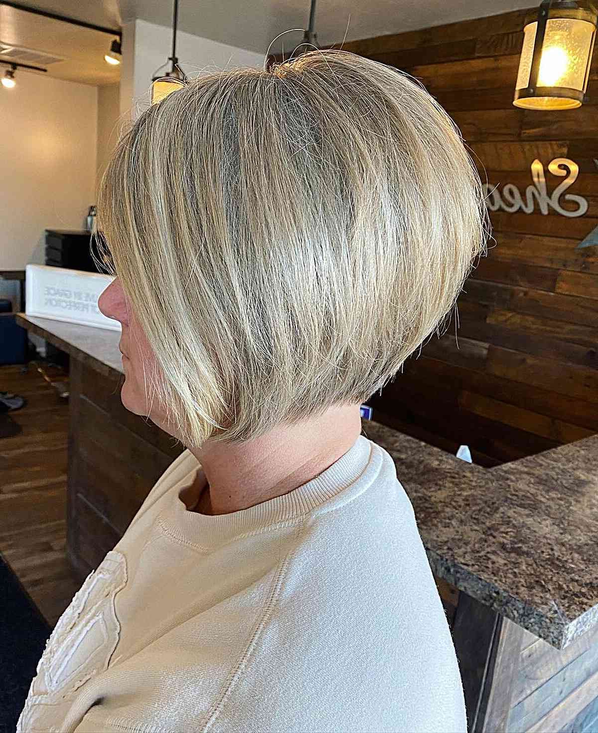 35 Stunning Stacked Bob Haircuts To Get In 2023 Regarding Teased Edgy Bob (View 19 of 25)