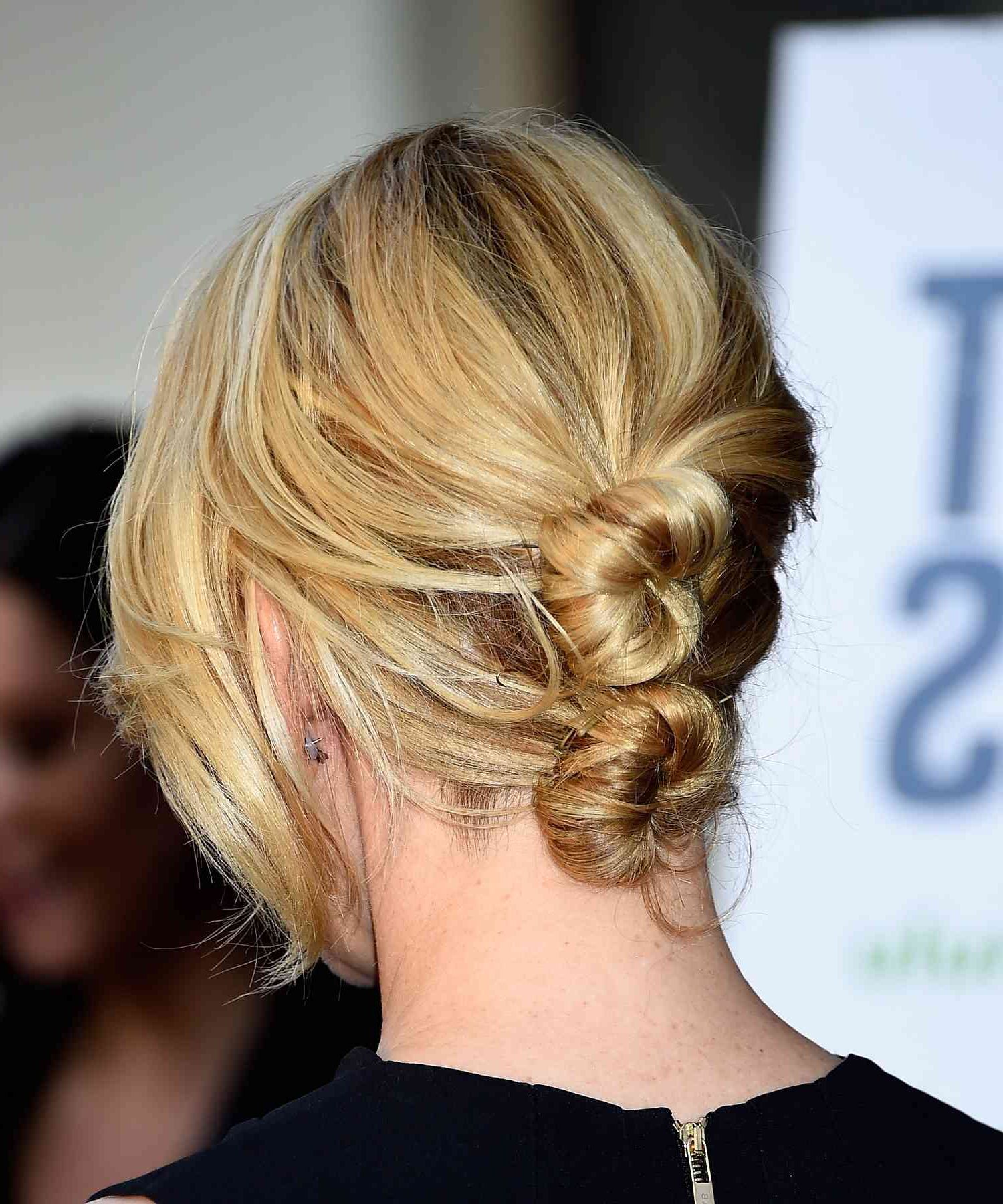 35 Updos For Thin Hair (and How To Achieve Them) Regarding Easy Updo For Long Fine Hair (Photo 8 of 25)