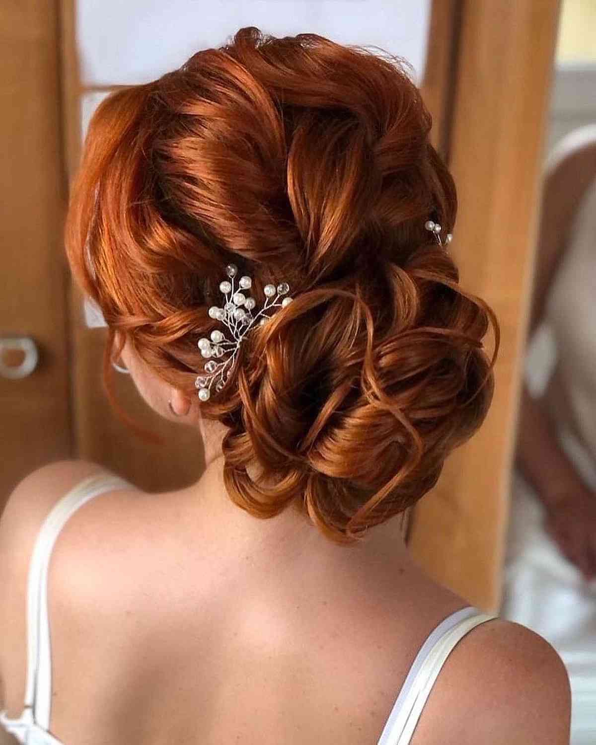 39 Breathtaking Loose Updos That Are Trendy For 2023 For Teased Evening Updo For Long Locks (Photo 10 of 25)