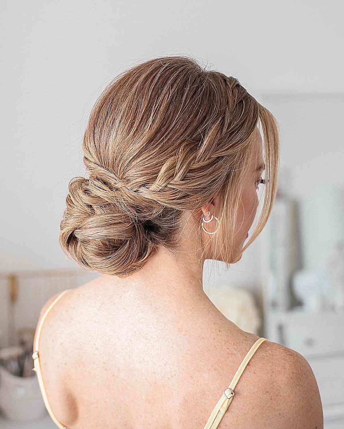 39 Gorgeous Braided Updos For Every Occasion In 2023 In Undone Side Braid And Bun Upstyle (View 18 of 25)