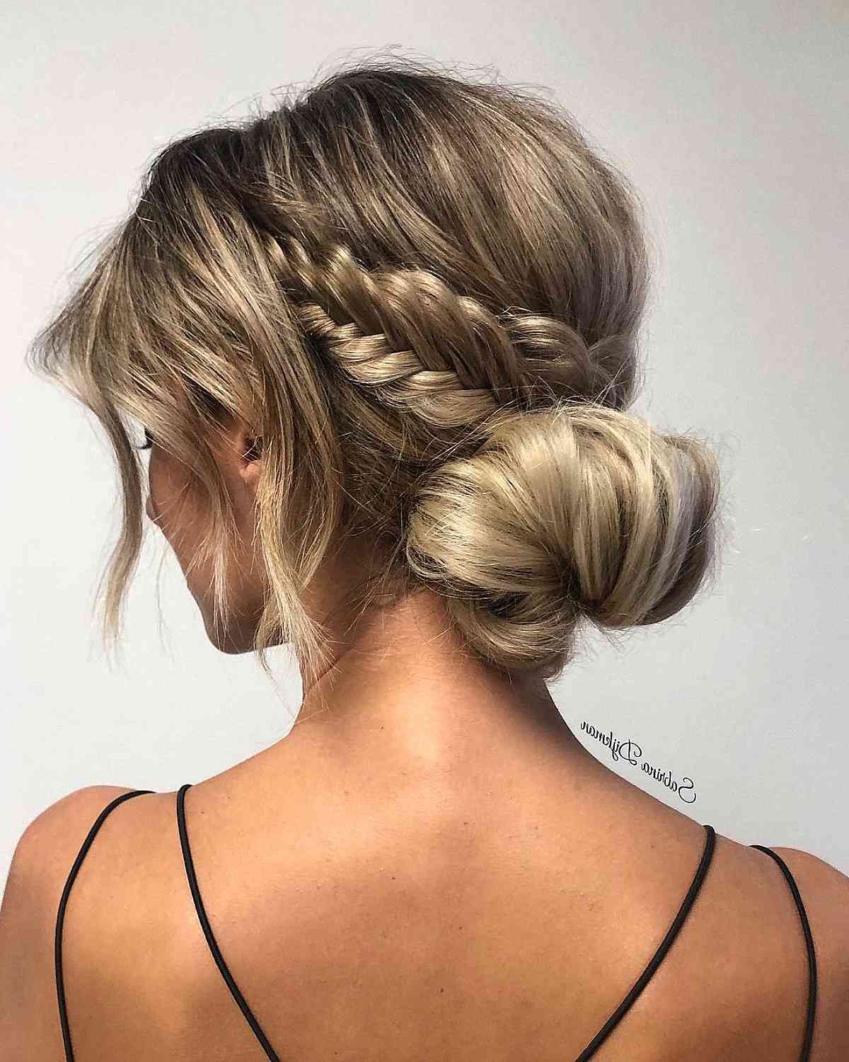 39 Gorgeous Braided Updos For Every Occasion In 2023 Inside Low Braided Bun With A Side Braid (View 22 of 25)