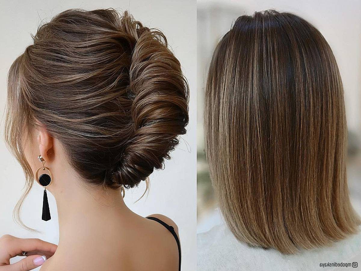 40+ Amazing Hairstyles For Straight Hair Inside Low Updo For Straight Hair (Photo 10 of 25)