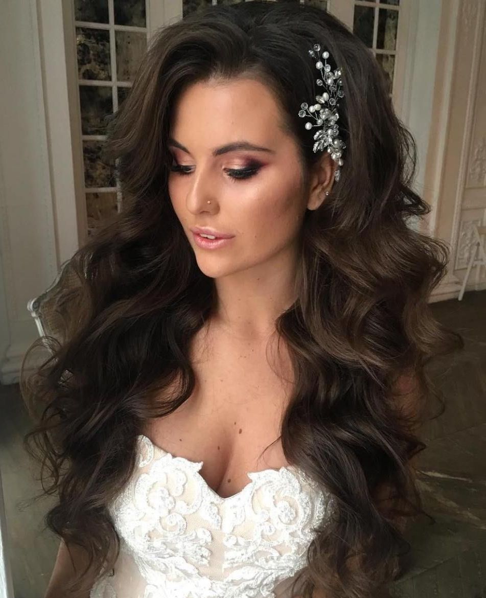 40 Gorgeous Wedding Hairstyles For Long Hair | Big Curls For Long Hair,  Curls For Long Hair, Long Hair Wedding Styles Regarding Massive Wedding Hairstyle (View 3 of 25)
