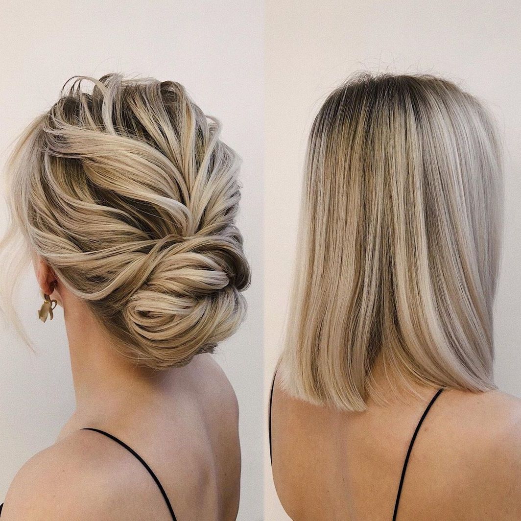 40 Straight Hairstyles And Haircuts That Are Trendy In 2023 – Hair Adviser With Regard To Low Updo For Straight Hair (Photo 4 of 25)