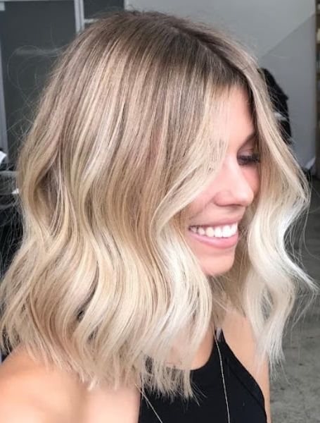40 Stylish Lob Haircuts & Hairstyles For 2023 – The Trend Spotter Pertaining To Choppy Ash Blonde Lob (View 16 of 25)