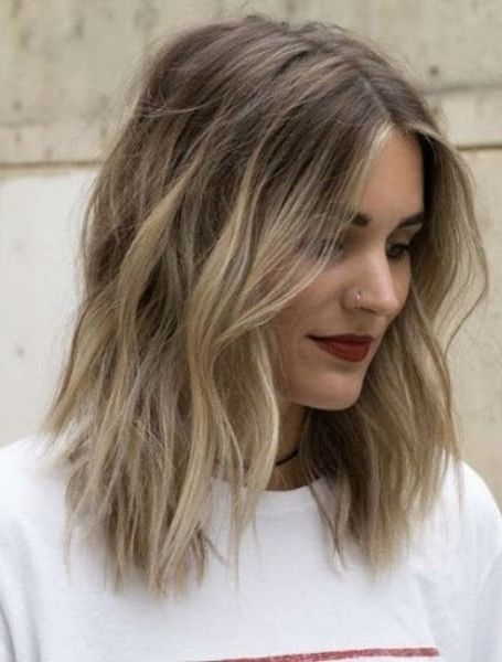 40 Stylish Lob Haircuts & Hairstyles For 2023 – The Trend Spotter With Long Bob With Choppy Ends (View 18 of 25)