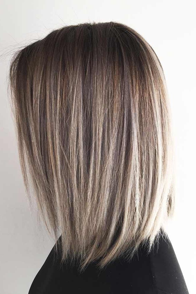 48 Long Bob Haircuts For All Occasions With Regard To Straight Layered Lob (Photo 19 of 25)