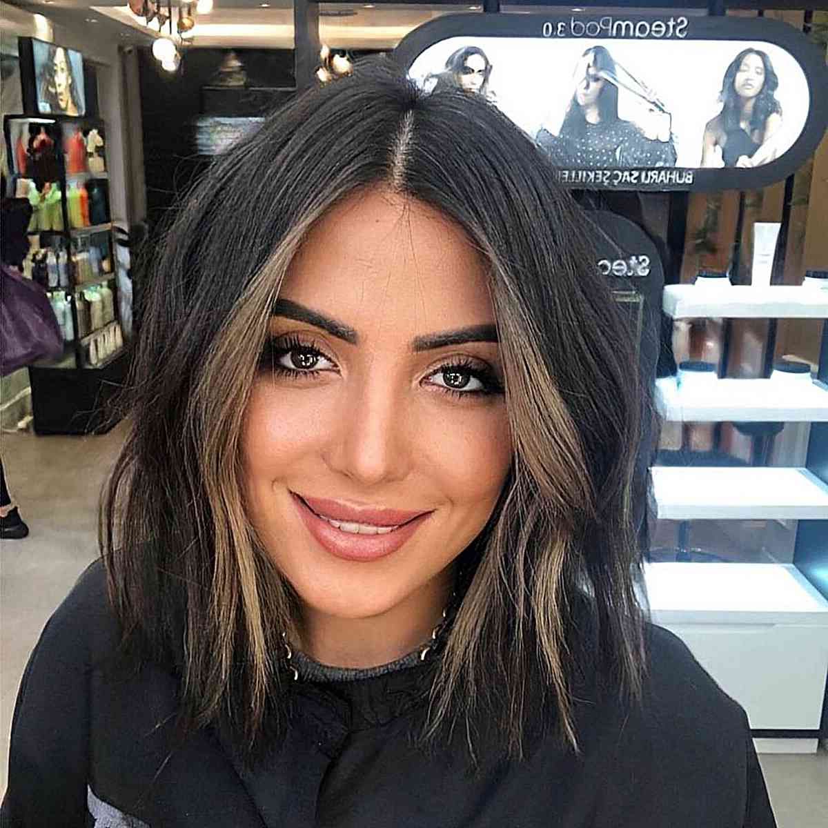 49 Sharpest Straight Lob Haircut Ideas For That Ultra Sleek Look For Straight Collarbone Bob (View 11 of 25)