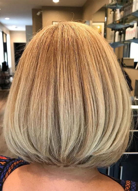 50+ Haircut & Hairstyles For Women Over 50 : Classic Bob Blonde Babylights With The Classic Blonde Haircut (View 3 of 25)