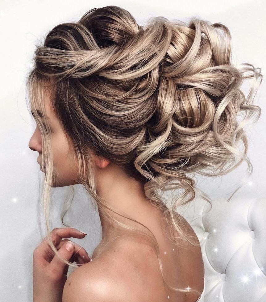 50 Lovely Updo Hairstyles That Are Trendy For 2022 With Delicate Waves And Massive Chignon (Photo 22 of 25)