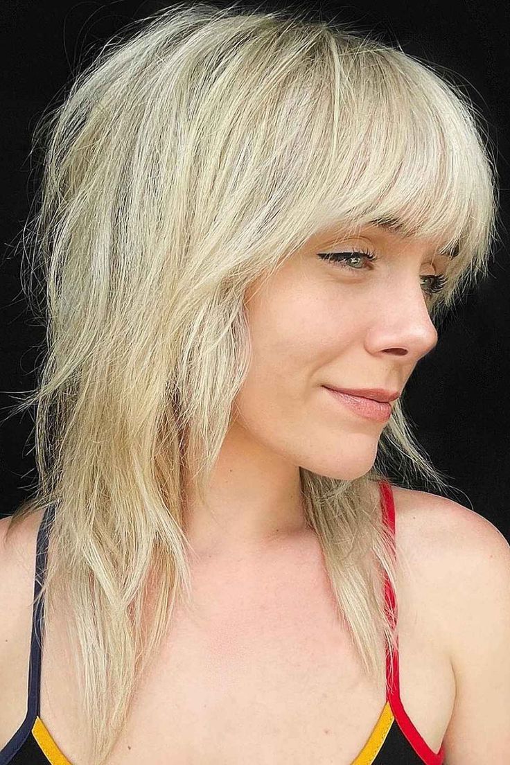 50 Low Maintenance Shaggy Haircuts With Bangs For Busy & Trendy Women |  Shaggy Haircuts, Medium Shaggy Haircuts, Haircuts With Bangs For Current Low Maintenance Shag For Thin Hair (Photo 5 of 18)