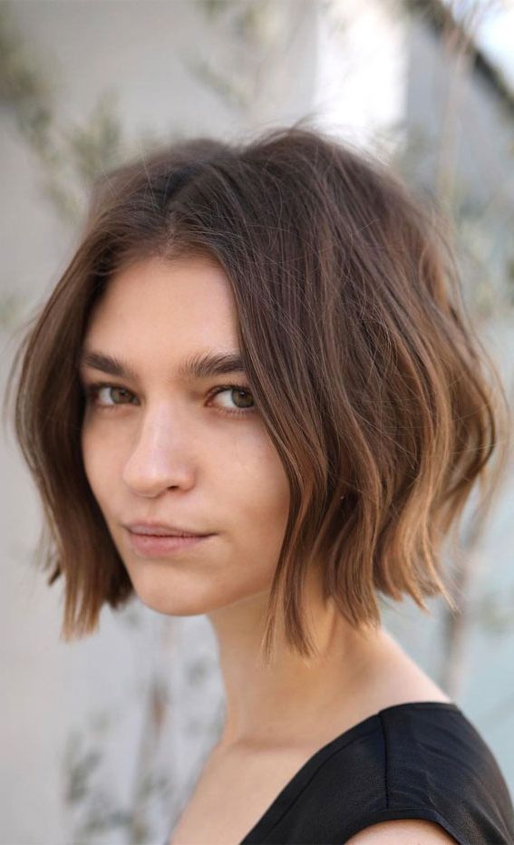 50 Short Hairstyles That Looks So Sassy : Modern Textured Bob Haircut Pertaining To Textured Haircut (Photo 23 of 25)
