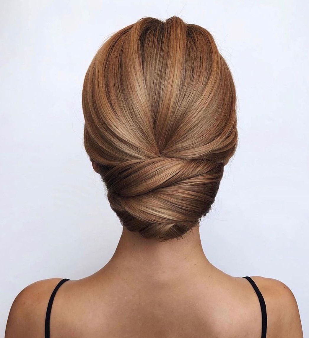 50 Updos For Long Hair To Suit Any Occasion – Hair Adviser Pertaining To Low Chignon Updo (View 21 of 28)