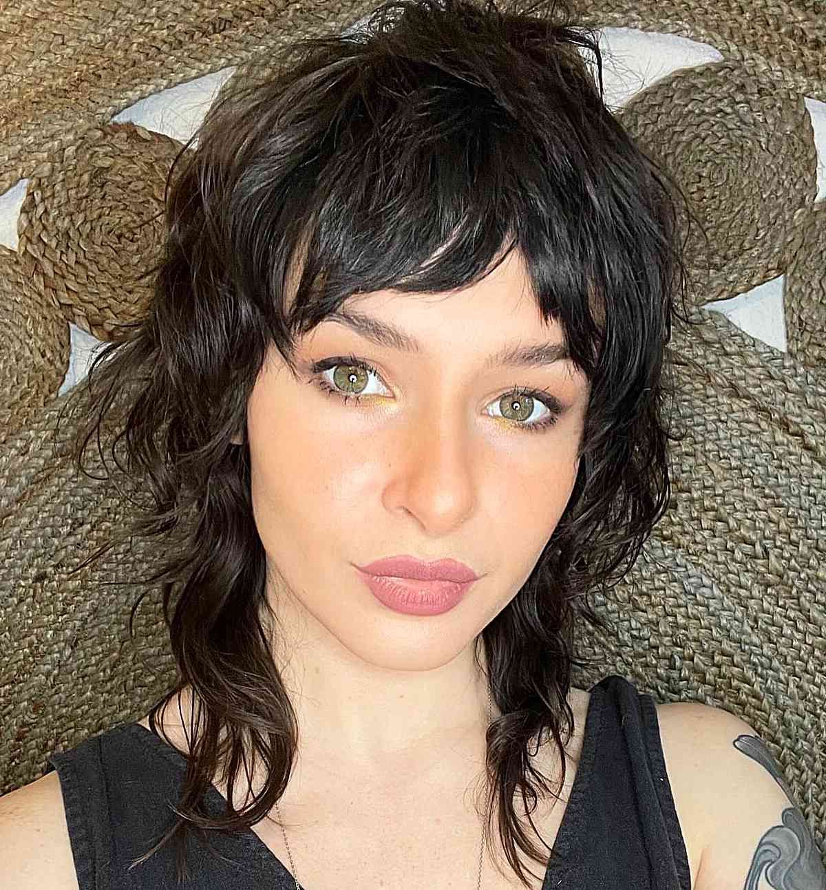 51 Low Maintenance Shaggy Haircuts With Bangs For Busy & Trendy Women With Current Low Maintenance Shag For Thin Hair (View 14 of 18)