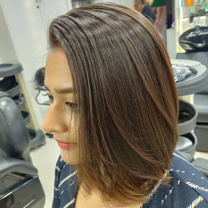 51 Trendy Layered Bob Haircuts In 2023 – Hairstyle On Point Pertaining To Straight Collarbone Bob (View 22 of 25)