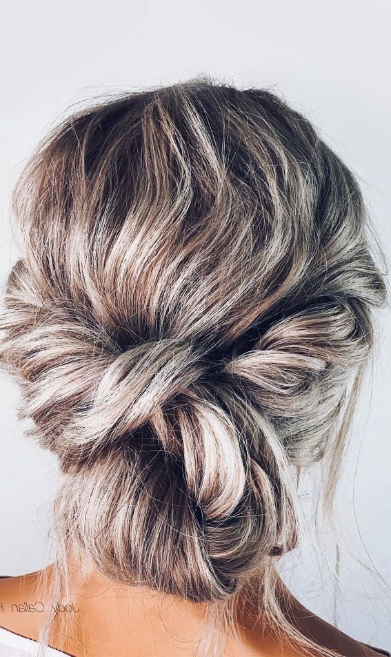 54 Cute Updo Hairstyles That Are Trendy For 2021 : Relaxed Twist Updo Throughout Relaxed Long Hair Bun (View 23 of 25)