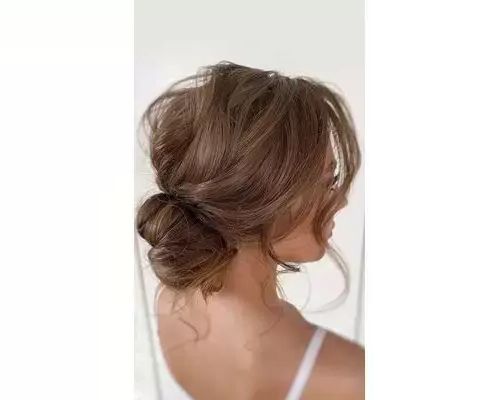 55 Simple And Easy Updo Hairstyles For All Hair Lengths | Fabbon Intended For Delicate Waves And Massive Chignon (Photo 21 of 25)