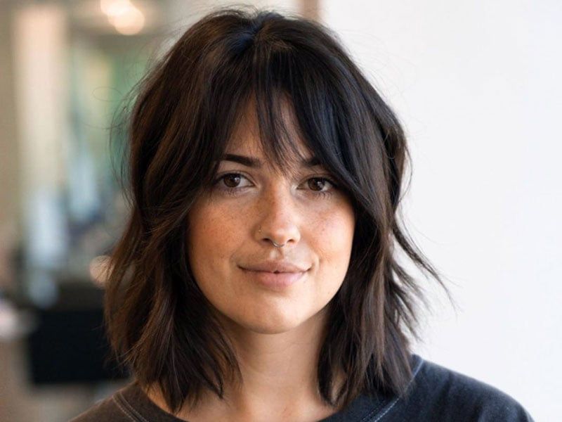 55 Stunning Shag Haircuts To Try In 2023 Intended For Most Popular Medium Shag With Bangs And Highlights (View 14 of 18)