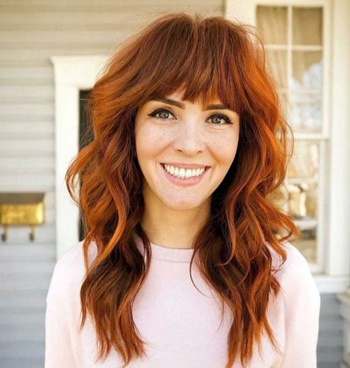 55 Stunning Shag Haircuts To Try In 2023 Pertaining To Best And Newest Medium Red Shag With Lowlights (View 6 of 18)