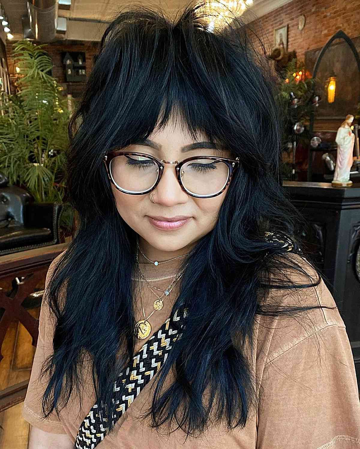 57 Coolest Long Shags With Bangs For A Trendy, New Look For 2018 Soft Shag With Wispy Bangs (Photo 17 of 18)
