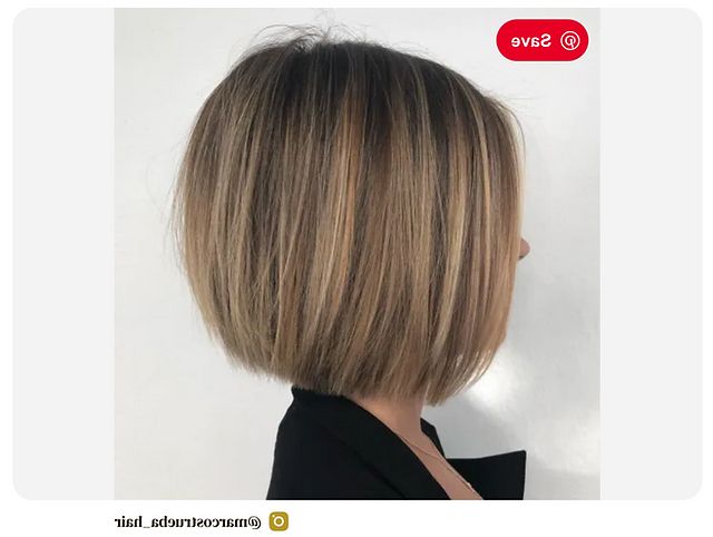 60 Beautiful & Convenient Medium Bob Hairstyles Suit For Bali Weather Throughout Straight Collarbone Bob (View 24 of 25)