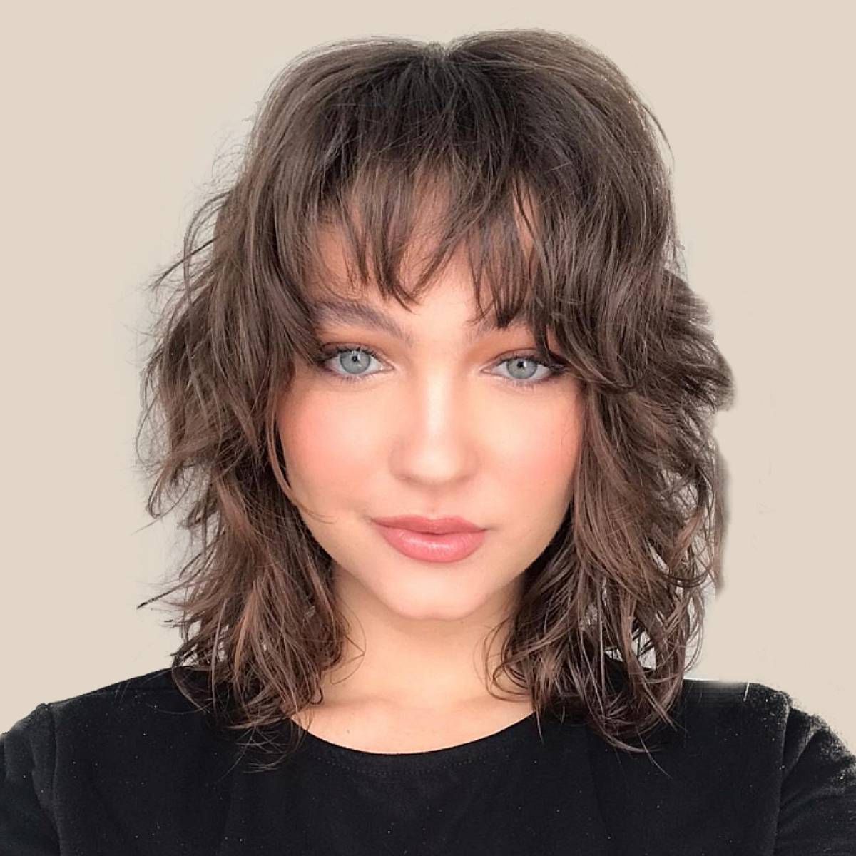60 Best Layered Hair With Bangs For 2023 For Most Current Dip Dye Medium Layered Hair With Bangs (View 6 of 18)
