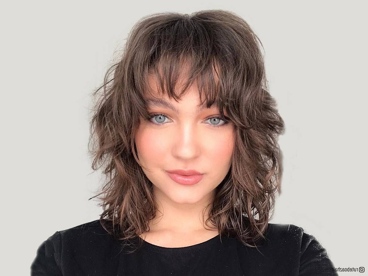 60 Best Layered Hair With Bangs For 2023 For Most Current Shoulder Length Hair With Bangs And Layers (Photo 4 of 23)