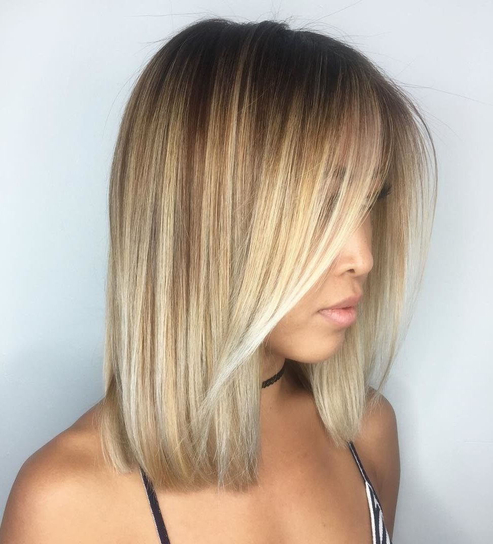 Featured Photo of 25 Best Straight Layered Lob