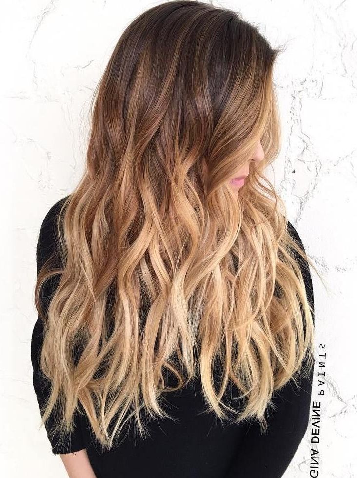 60 Ombre Hair Color Ideas For Blonde, Brown, Red And Black Hair | Ombre Hair  Blonde, Brown To Blonde Ombre, Brown Ombre Hair Within Beachy Waves With Ombre (View 20 of 25)