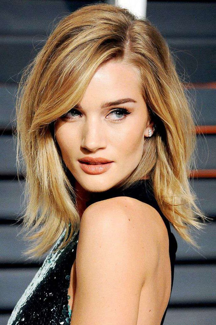 65 Shoulder Length Hairstyles For Thick Hair That Make The Most Of Your  Texture In Medium One Length Haircut (Photo 21 of 25)
