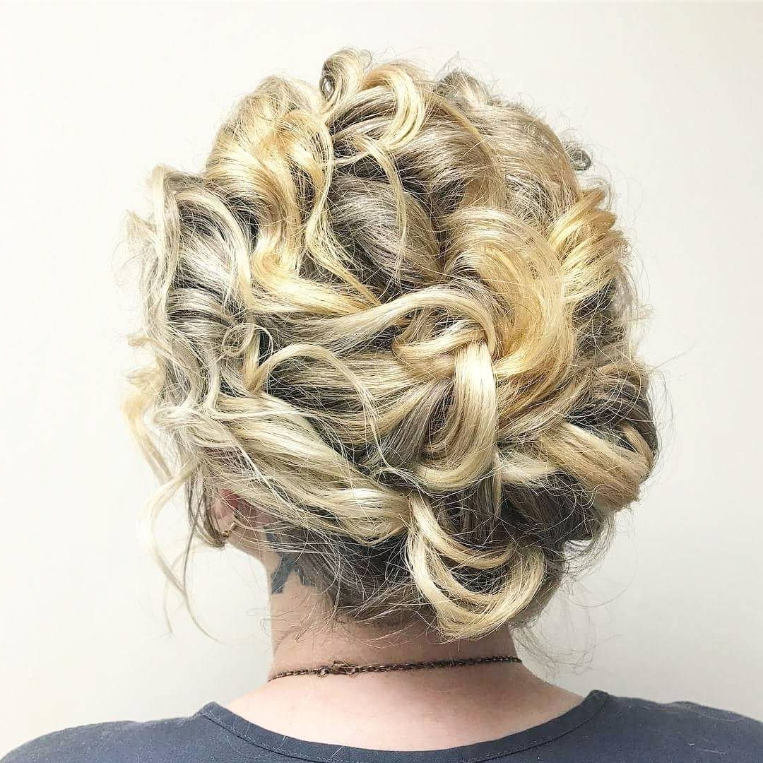 65 Trendy Updos For Short Hair For Both Casual And Special Occasions Within Teased Evening Updo For Long Locks (Photo 9 of 25)