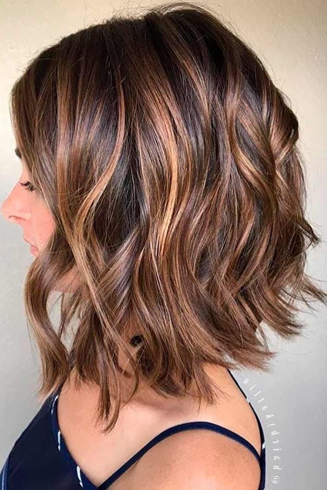 70+ Charming And Chic Options For Brown Hair With Highlights | Hair Styles,  Hair Lengths, Balayage Hair For Most Up To Date Classy Brown Medium Hair (Photo 1 of 18)