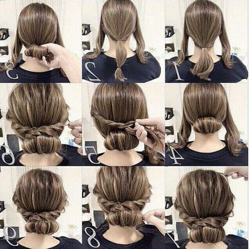 75 Quick And Easy Updos For Medium Hair In 2023 (with Pictures) With Easy Evening Upstyle (Photo 20 of 25)