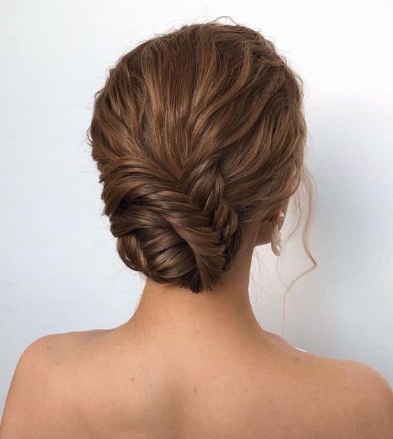 75 Romantic Wedding Hairstyles | Romantic Wedding Hair, Wedding Hairstyles,  Bridal Hair Updo With Regard To Delicate Waves And Massive Chignon (Photo 6 of 25)
