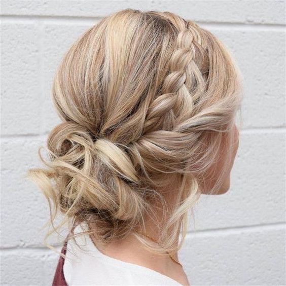 8 Updos To Try For Your Next Party | Guest Hair, Bridemaids Hairstyles,  Braids For Short Hair For Bridesmaid’s Updo For Long Hair (Photo 15 of 25)