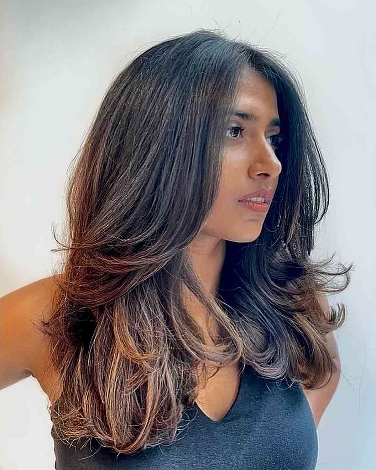90 Best Medium Length Hairstyles For Thick Hair To Feel Lighter With Textured Cut For Thick Hair (Photo 12 of 14)