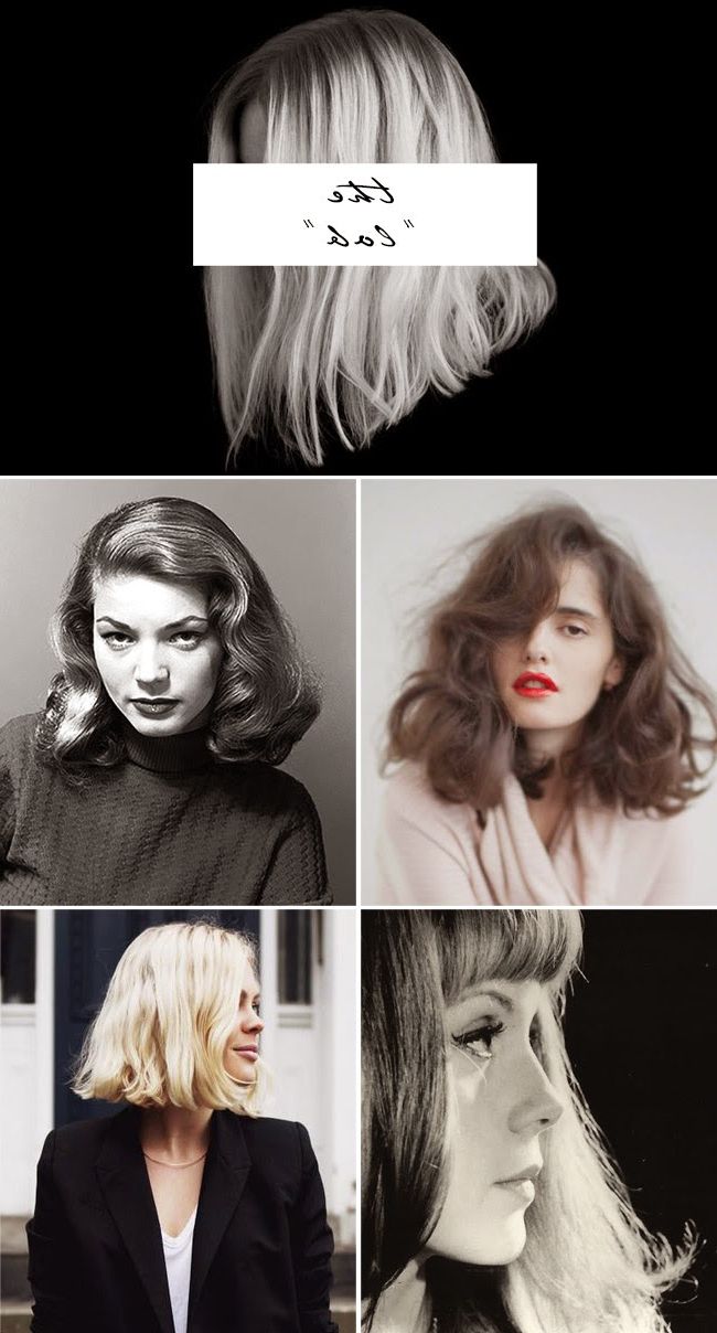 Adored Vintage: Shoulder Length Hair Ideas "the Lob" Regarding Latest Vintage Shoulder Length Hair With Bangs (View 7 of 18)