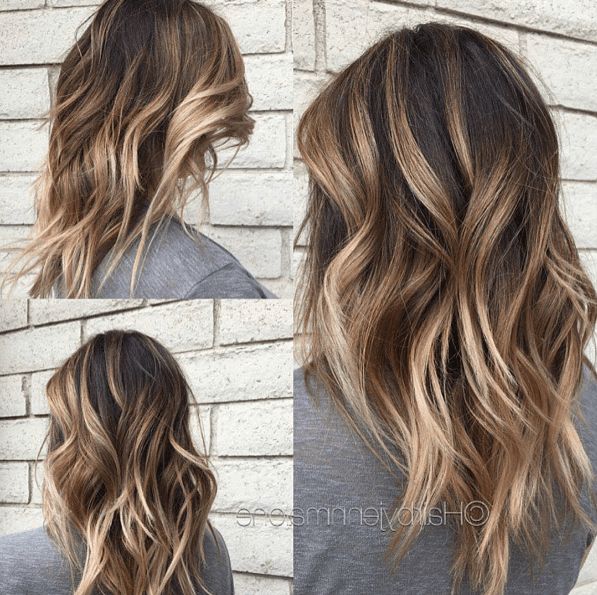 Balayage + Beachy Waves How To – Behindthechair Within Beachy Waves With Ombre (Photo 11 of 25)