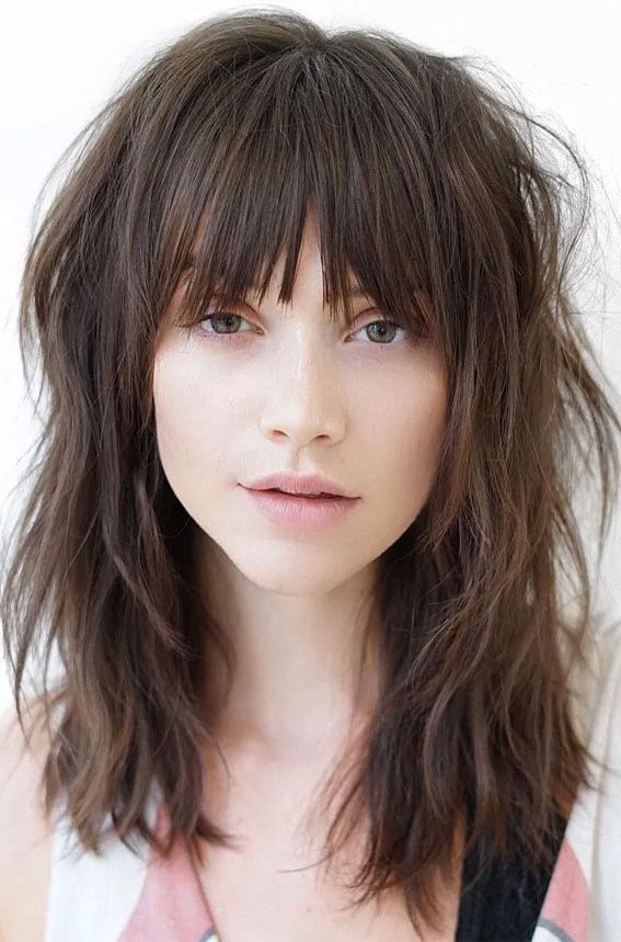 Best Haircuts & Hairstyles To Try In 2021 : Messy Shaggy Haircut Pertaining To Messy Shag With Balayage (View 22 of 25)
