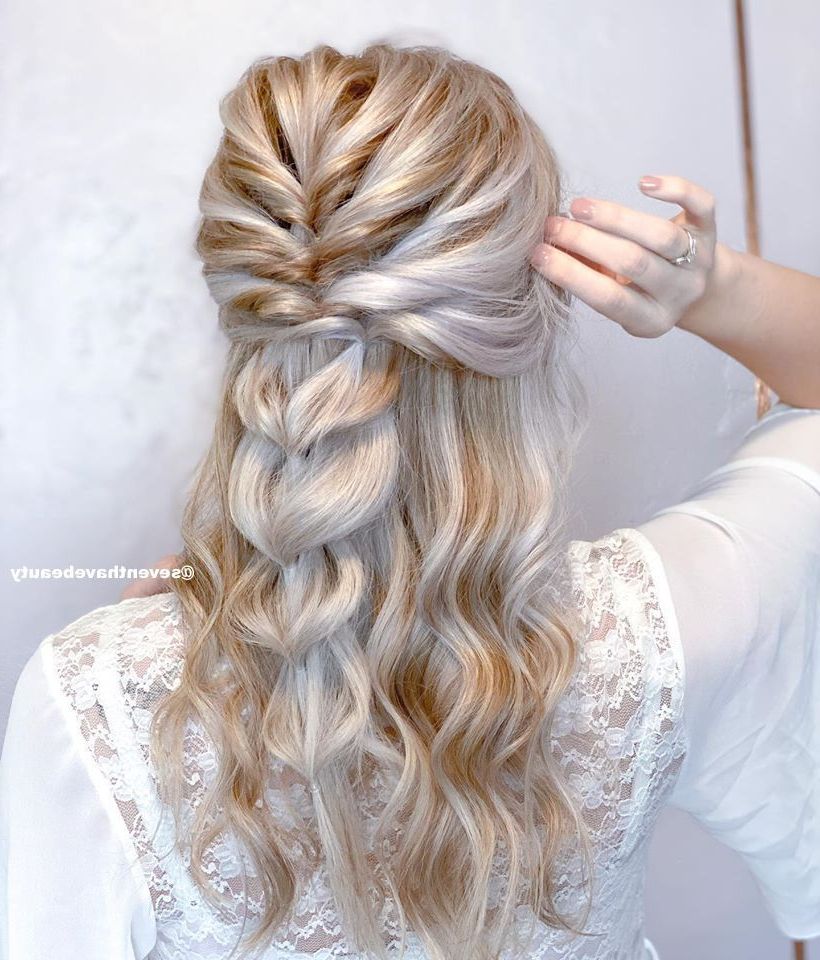 Featured Photo of 2024 Latest Boho Updo with Fishtail Braids