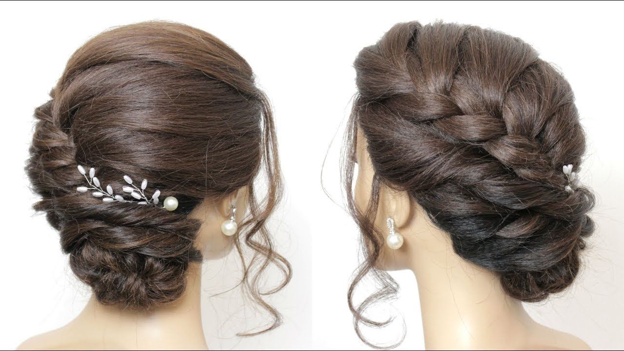 Braided Side Bun Updo (View 8 of 25)